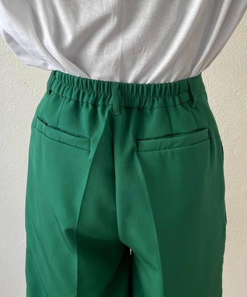 wee9s（ウィークス）の「half pants jacket set up / テーラードジャケット×美シルエットハーフパンツセットアップ（セットアップ・レディース・ブラック/グリーン/アイボリー・FREE）」の21枚目の写真