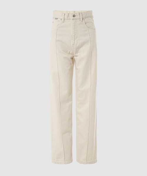 NOMA t.d.(ノーマティーディー)の「Denim Wide Jeans -Women's(デニムパンツ・レディース・インディゴブルー/ナチュラル・1/2)」の2枚目の写真