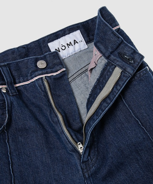 NOMA t.d.(ノーマティーディー)の「Denim Wide Jeans -Women's(デニムパンツ・レディース・インディゴブルー/ナチュラル・1/2)」の3枚目の写真