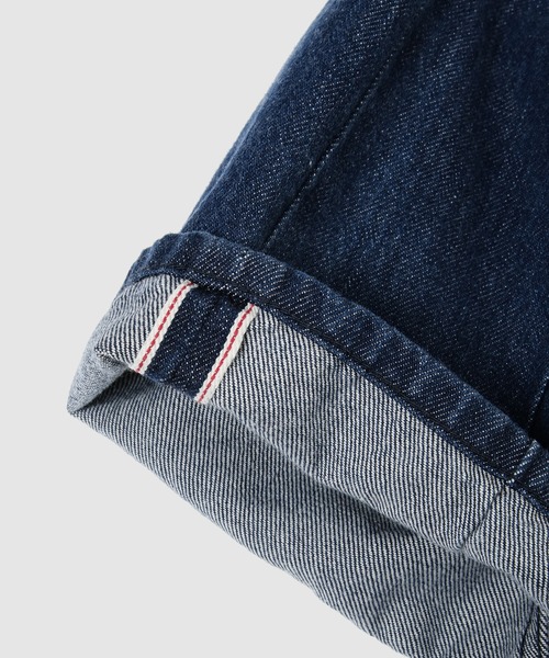 NOMA t.d.(ノーマティーディー)の「Denim Wide Jeans -Women's(デニムパンツ・レディース・インディゴブルー/ナチュラル・1/2)」の5枚目の写真