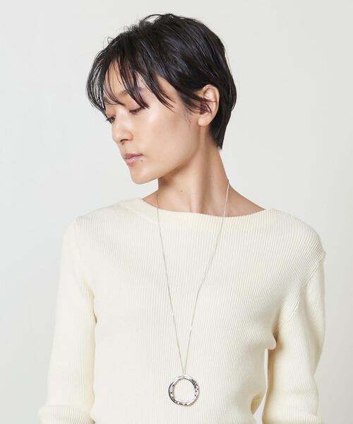MARW UNITED ARROWS（マルゥ ユナイテッドアローズ）の「＜MARW UNITED ARROWS（マルゥ ユナイテッドアローズ）＞ M/RING NL（ネックレス・レディース・シルバー/ゴールド・FREE）」の3枚目の写真
