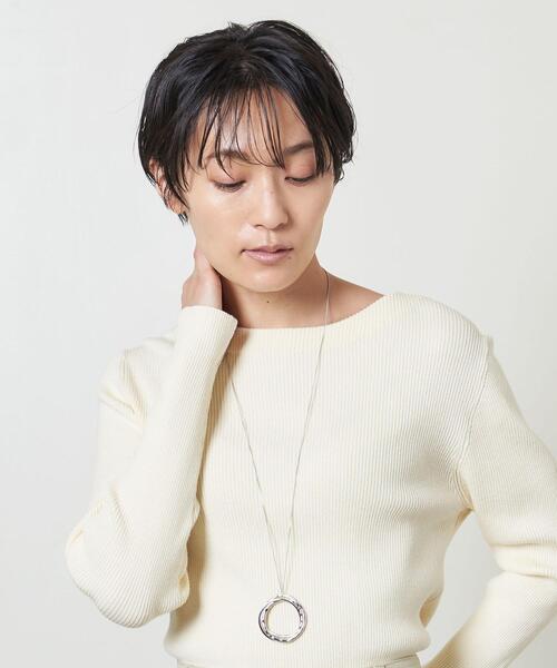 MARW UNITED ARROWS（マルゥ ユナイテッドアローズ）の「＜MARW UNITED ARROWS（マルゥ ユナイテッドアローズ）＞ M/RING NL（ネックレス・レディース・シルバー/ゴールド・FREE）」の4枚目の写真