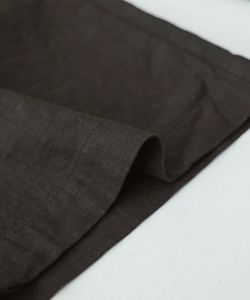 n'OrLABEL(ノアールレーベル)の「【廃盤】『風合いリネン混サイドボタンワイドパンツ』(その他パンツ・レディース・ブラック/モカ・1/2)」の16枚目の写真