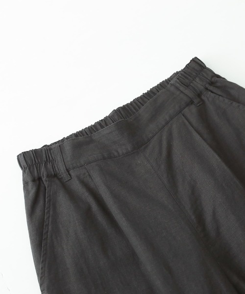 n'OrLABEL(ノアールレーベル)の「【廃盤】『風合いリネン混サイドボタンワイドパンツ』(その他パンツ・レディース・ブラック/モカ・1/2)」の17枚目の写真