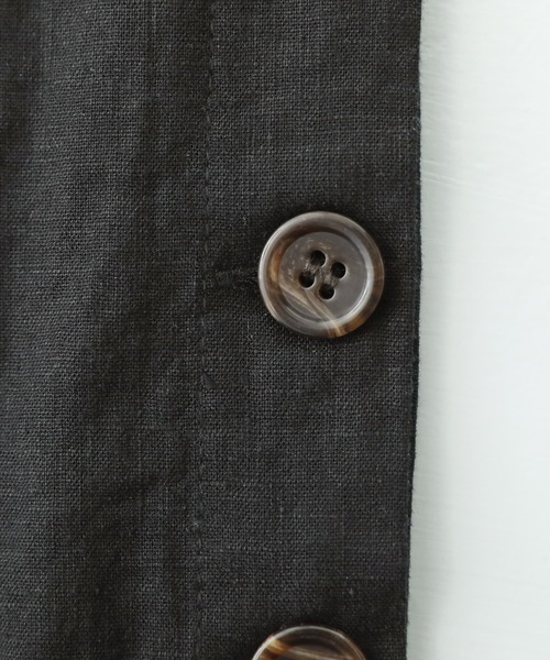 n'OrLABEL(ノアールレーベル)の「【廃盤】『風合いリネン混サイドボタンワイドパンツ』(その他パンツ・レディース・ブラック/モカ・1/2)」の21枚目の写真