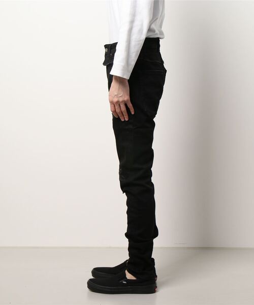 REPRESENT（リプレゼント）の「REPRESENT/リプレゼント/REPAIRER DENIM（デニムパンツ・メンズ・ブラック・34）」の3枚目の写真