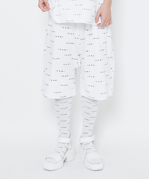 i(アイ)の「IKUMI PRINT PANTS(その他パンツ・レディース・ホワイト/ブラック・FREE)」の2枚目の写真