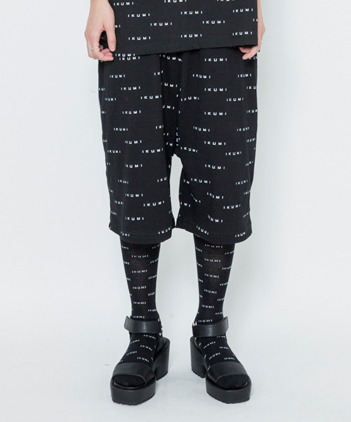 i(アイ)の「IKUMI PRINT PANTS(その他パンツ・レディース・ホワイト/ブラック・FREE)」の1枚目の写真