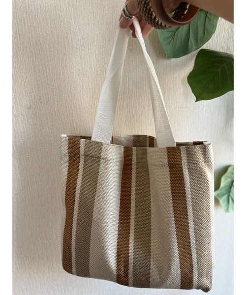 ストライプ柄トートバッグ erika6727.jpg