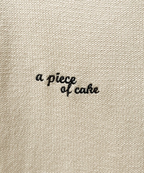 PairPair（ペアペア）の「刺繍入りニットベスト(ユニセックス)（ベスト・メンズ・ネイビー/ライム/アイボリー・MEDIUM/LARGE）」の16枚目の写真