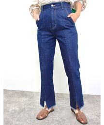 MLI'A | センタースリット／デニムパンツ(デニムパンツ)