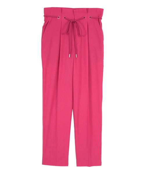 ベルト付ハイウエストタックパンツ（その他パンツ）｜ur's（ユアーズ）