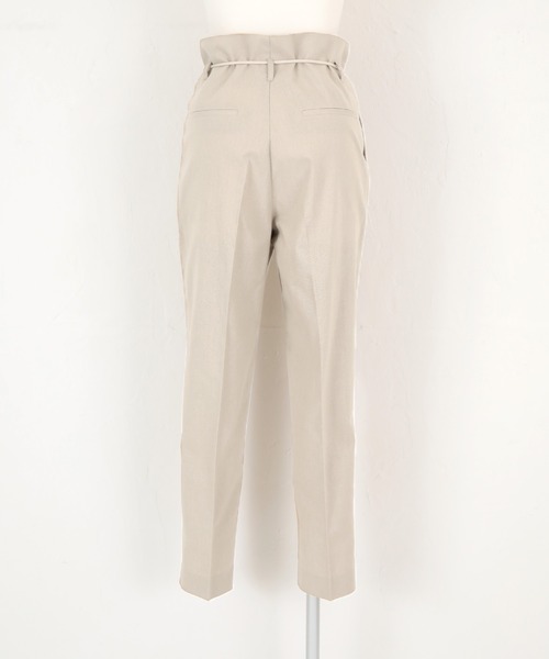 ベルト付ハイウエストタックパンツ（その他パンツ）｜ur's（ユアーズ）