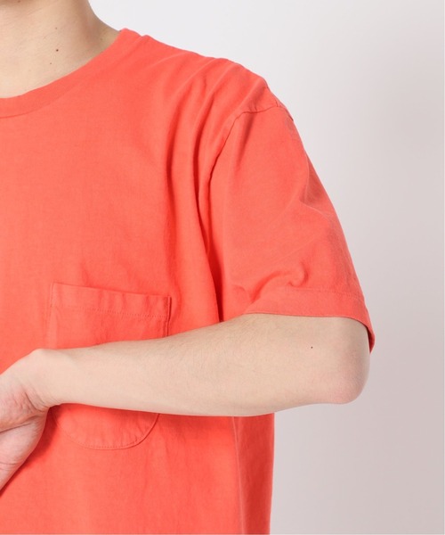 417 EDIFICE(フォーワンセブンエディフィス)の「【MIXTA / ミクスタ】オーバーダイ ポケットTシャツ(Tシャツ/カットソー・メンズ・パープル/オレンジ・FREE)」の13枚目の写真