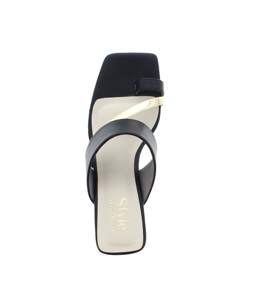 JELLY BEANS（ジェリービーンズ）の「メタルラインクリアヒールトングサンダル(210-338)JELLY BEANS(ジェリービーンズ)（サンダル・レディース・グリーン/ブラック/ホワイト・M/L/S/LL）」の6枚目の写真