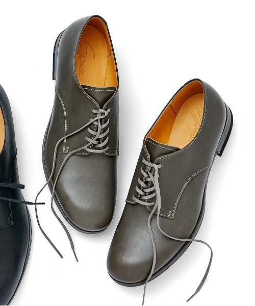 SPACE CRAFT（スペースクラフト）の「SPACE CRAFT スペースクラフト / PLAIN TOE プレーントゥ レザーシューズ ブーツ / SC-407（ドレスシューズ・レディース・ブラック/グレー・23.5cm/23cm/27cm/25.5cm/26cm/26.5cm/24.5cm/25cm/24cm）」の2枚目の写真