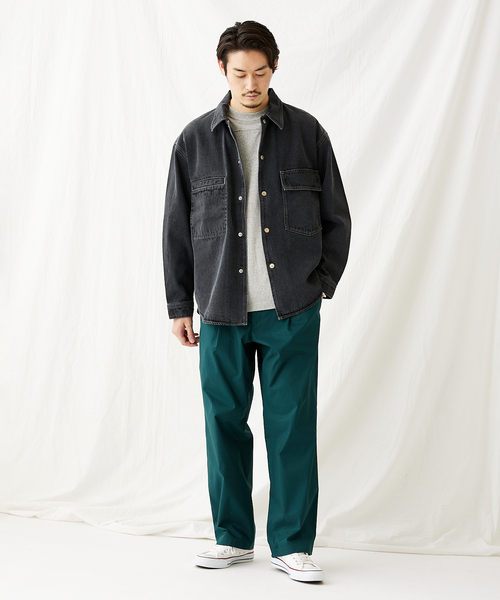 セール】デニム カバーオール型シャツ CPO（ブルゾン）｜JOURNAL