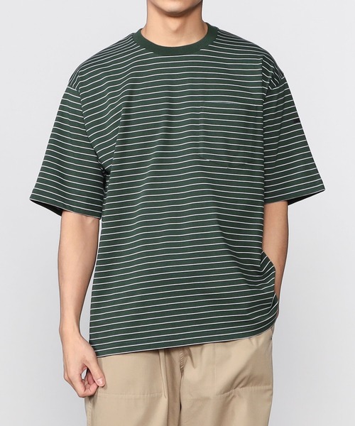 ORCIVAL(オーシバル)の「ORCIVAL | ハイカウントジャージー ポケットTシャツ MEN(Tシャツ/カットソー・メンズ・B/A/C/ホワイト/D/チャコール・4/5)」の5枚目の写真