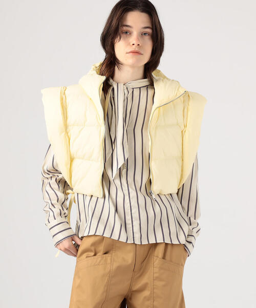 ISABEL MARANT（イザベルマラン）の「ISABEL MARANT HOODIA ナイロン フーディー（ベスト・レディース・ライトイエロー・FREE）」の11枚目の写真
