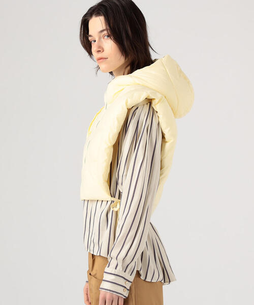 ISABEL MARANT（イザベルマラン）の「ISABEL MARANT HOODIA ナイロン フーディー（ベスト・レディース・ライトイエロー・FREE）」の4枚目の写真