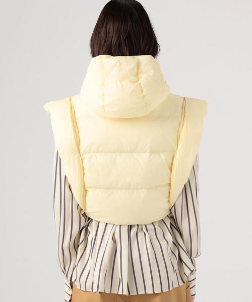 ISABEL MARANT（イザベルマラン）の「ISABEL MARANT HOODIA ナイロン フーディー（ベスト・レディース・ライトイエロー・FREE）」の8枚目の写真