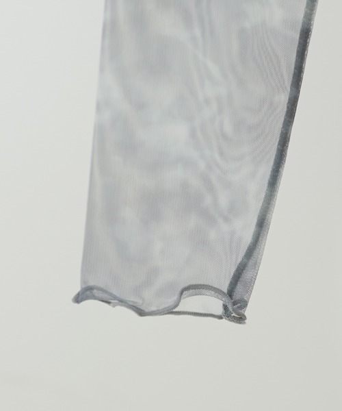 natural couture(ナチュラルクチュール)の「再予約/WEB限定/程良い肌見せで女性らしさ引き立つ パワーネットシアータートル(Tシャツ/カットソー・レディース・グレー系その他/ベージュ/ブラック/グリーン/オフホワイト/チェック/ベージュ系/ピンク系/ブラウン・FREE)」の15枚目の写真