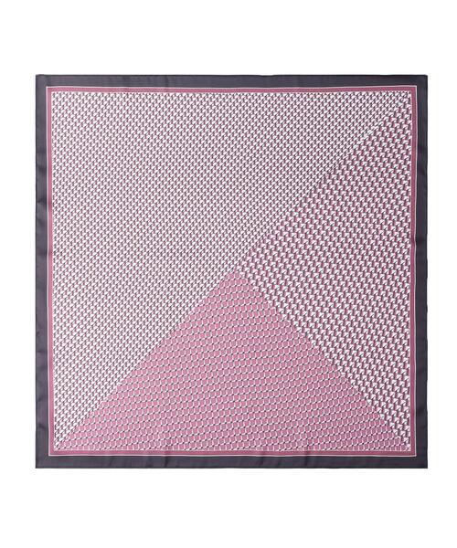 INGNI（イング）の「プリントスカーフ（バンダナ/スカーフ・レディース・ネイビー/ピンク/オレンジ・ONE SIZE）」の4枚目の写真