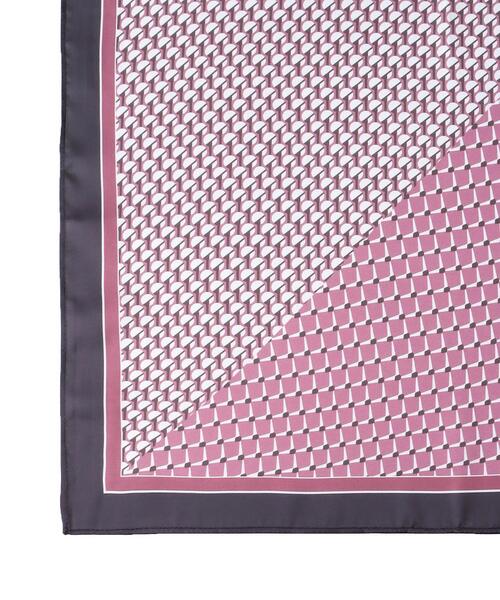 INGNI（イング）の「プリントスカーフ（バンダナ/スカーフ・レディース・ネイビー/ピンク/オレンジ・ONE SIZE）」の5枚目の写真