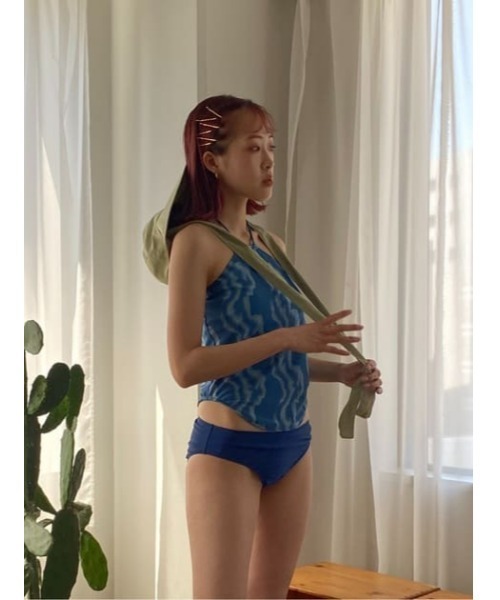LAGUA GEM（ラグアジェム）の「HALTER NECK SWIM WEAR　ホルターネック スイムウェア（水着・レディース・ブルー/グリーン・FREE）」の15枚目の写真