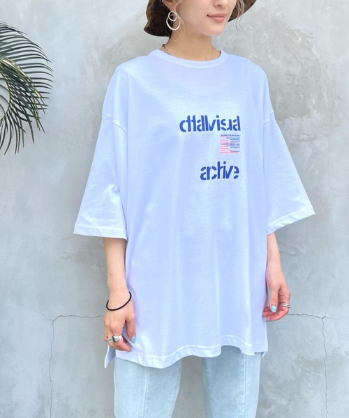 A4A(エーフォーエー)の「A4A/エーフォーエー/id/A4A Tシャツ(Tシャツ/カットソー・レディース・ブルー/ブラック/ホワイト/グリーン・MEDIUM/LARGE)」の2枚目の写真