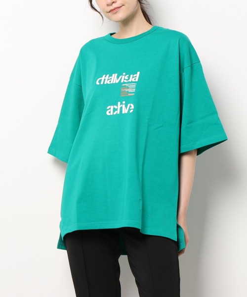 A4A(エーフォーエー)の「A4A/エーフォーエー/id/A4A Tシャツ(Tシャツ/カットソー・レディース・ブルー/ブラック/ホワイト/グリーン・MEDIUM/LARGE)」の4枚目の写真