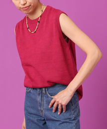 IENA LA BOUCLE BIZARRE クルーネックノースリーブ