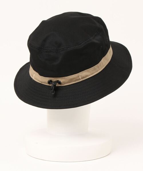 CAMP7（キャンプセブン）の「【CAMP7】切替えバケットハット（ハット・メンズ・ブラック/オリーブ×ブラック・フリー）」の3枚目の写真