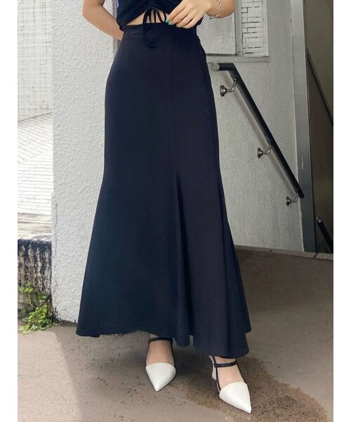 EVRIS（エヴリス）の「プリントマーメイドスカート（スカート・レディース・ブラック/その他1・FREE）」の2枚目の写真