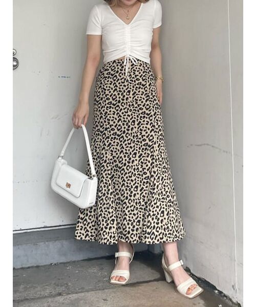 EVRIS（エヴリス）の「プリントマーメイドスカート（スカート・レディース・ブラック/その他1・FREE）」の3枚目の写真