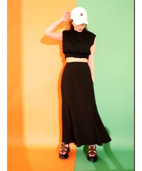 EVRIS（エヴリス）の「プリントマーメイドスカート（スカート・レディース・ブラック/その他1・FREE）」の14枚目の写真