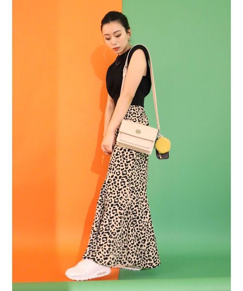 EVRIS（エヴリス）の「プリントマーメイドスカート（スカート・レディース・ブラック/その他1・FREE）」の4枚目の写真