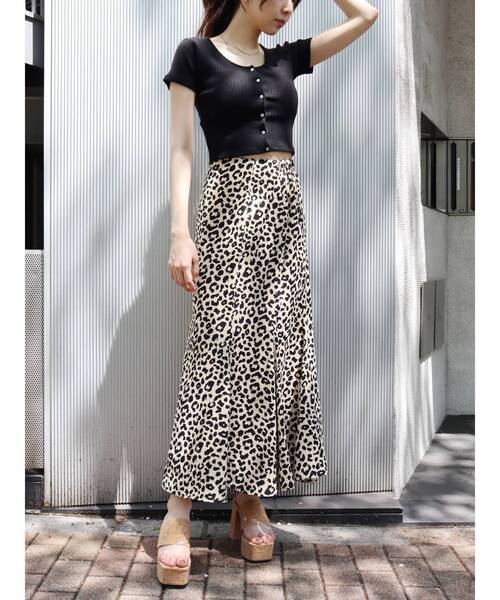 EVRIS（エヴリス）の「プリントマーメイドスカート（スカート・レディース・ブラック/その他1・FREE）」の7枚目の写真