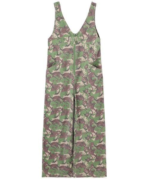 X-girl（エックスガール）の「CAMOUFLAGE JUMPSUIT（サロペット/オーバーオール・レディース・カーキ/ベージュ・M/S）」の14枚目の写真