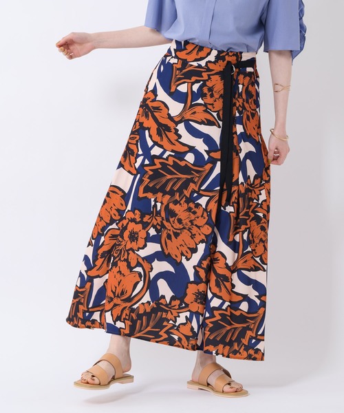 Paradise Picnic（パラダイスピクニック）の「Lallia Mu イビザスカート（スカート・レディース・イエロー/オレンジ・FREE）」の2枚目の写真