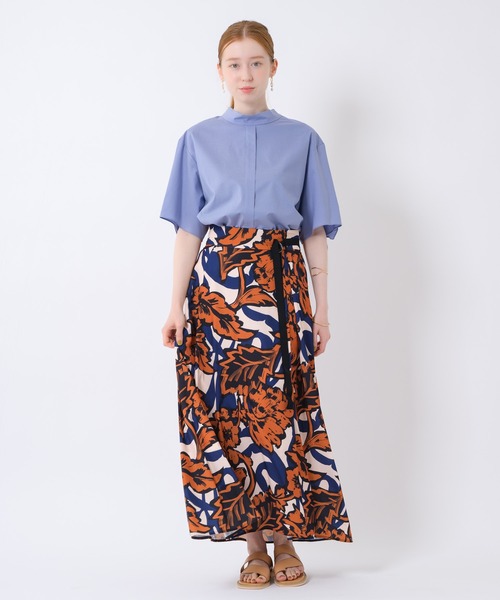 Paradise Picnic（パラダイスピクニック）の「Lallia Mu イビザスカート（スカート・レディース・イエロー/オレンジ・FREE）」の7枚目の写真