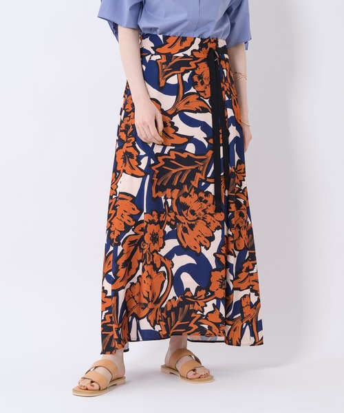 Paradise Picnic（パラダイスピクニック）の「Lallia Mu イビザスカート（スカート・レディース・イエロー/オレンジ・FREE）」の16枚目の写真