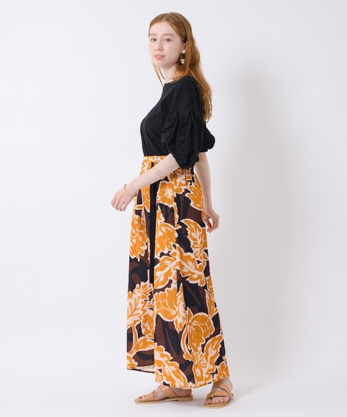 Paradise Picnic（パラダイスピクニック）の「Lallia Mu イビザスカート（スカート・レディース・イエロー/オレンジ・FREE）」の11枚目の写真