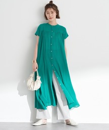 earth music&ecology | 楊柳ギャザーワンピース(ワンピース)