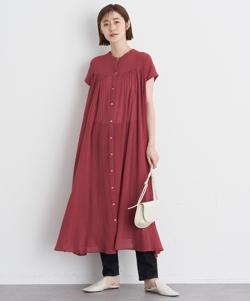 セール 楊柳ギャザーワンピース ワンピース Earth Music Ecology アースミュージックアンドエコロジー のファッション通販 Zozotown