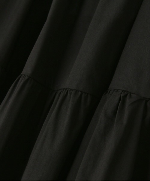 N.（N. Natural Beauty Basic）（エヌエヌナチュラルビューティーベーシック）の「【S Size Line】◆コットンローンスクエアネックティアードワンピース（ワンピース・レディース・ブラック/レッド/グリーン/チョコ・SMALL/MEDIUM）」の22枚目の写真