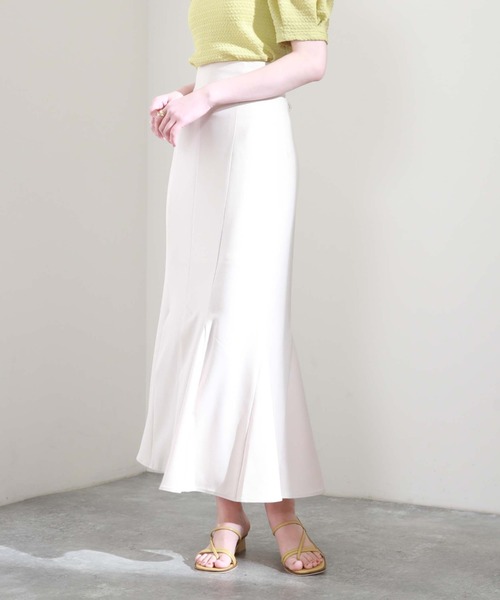 archives(アルシーヴ)の「マチ付きマーメイドスカート(スカート・レディース・ブルーグレー/アイボリー/ブラウン/ブラック・MEDIUM)」の14枚目の写真