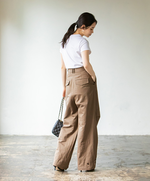 セール】サイドジップポケットカーゴパンツ（カーゴパンツ）｜NOBLE