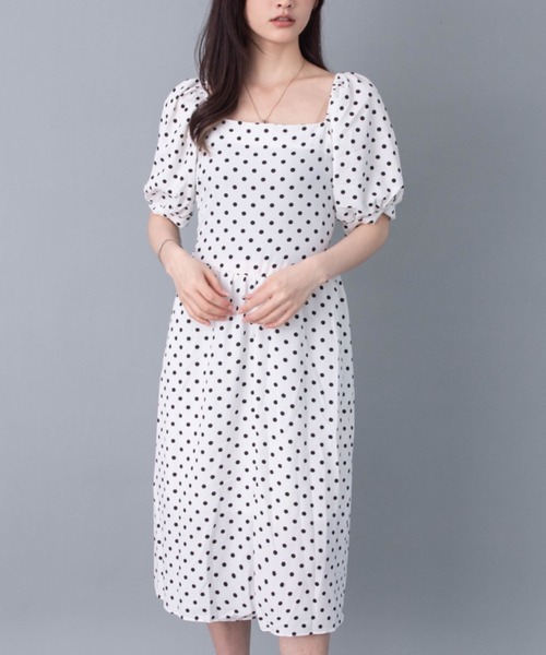 セール オフショルドットワンピース ワンピース Solleim ソルレム のファッション通販 Zozotown