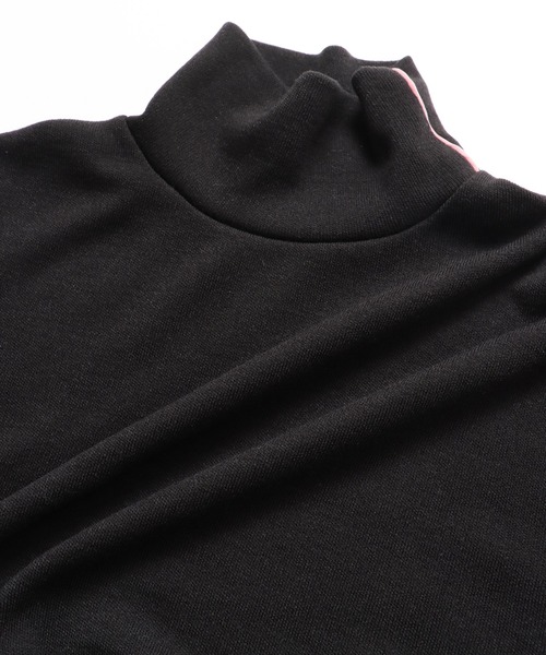 NEONSIGN(ネオンサイン)の「NEONSIGN ネオンサイン / Bulky smooth turtleneck sweat バルキースムース タートルネックスウェット / N1603(ニット/セーター・メンズ・ブラック/オフホワイト・46/48)」の2枚目の写真